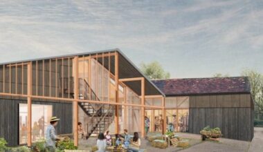 Michael Collins Architects gets the OK for barns-to-farm school conversion
