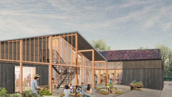 Michael Collins Architects gets the OK for barns-to-farm school conversion