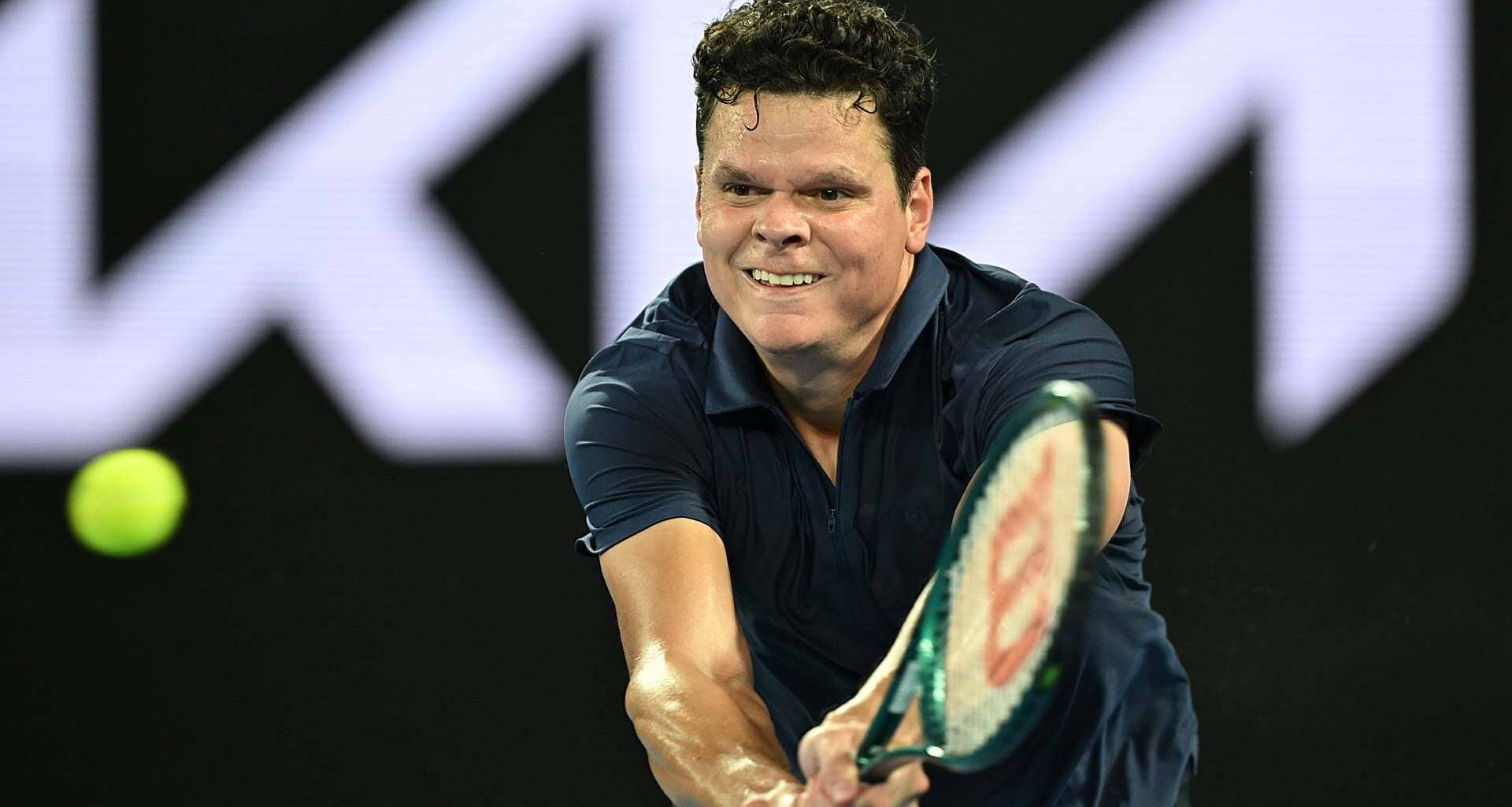 Milos Raonic at the 2024 Australian Open.