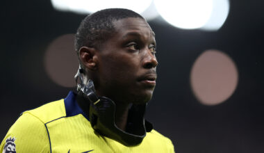 NEWCASTLE UPON TYNE, ENGLAND - DECEMBER 02: Randal Kolo Muani of Tottenham Hotspur looks on during the Premier League match between Newcastle United and Tottenham Hotspur at St James