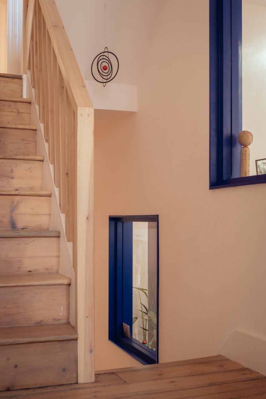 Hallway view at London home 