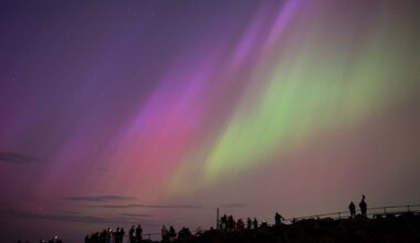 Northern lights to reach UK tonight after severe solar storm, Met Office says