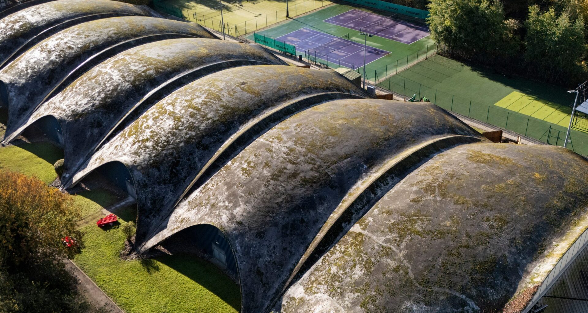 Heinz Isler-designed concrete-shell sports centre Grade II-listed