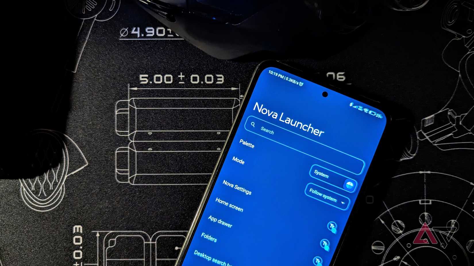 Nova Launcher settings page