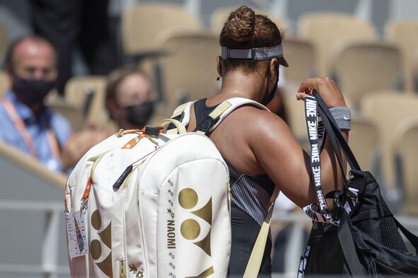 Osaka at the 2021 French Open