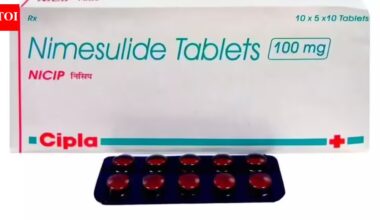 Govt bans high-dose nimesulide painkiller pills citing health risk | India News