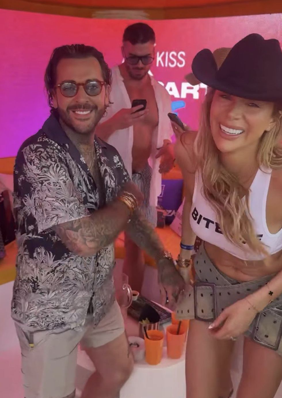 Pictures of Olivia Attwood with fellow reality TV star Pete Wicks reportedly angered Bradley Dack