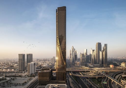 Winner in Exterior Details: Wasl Tower - A Vertical Ribbon in Dubai’s Skyline by Anique Ahmed