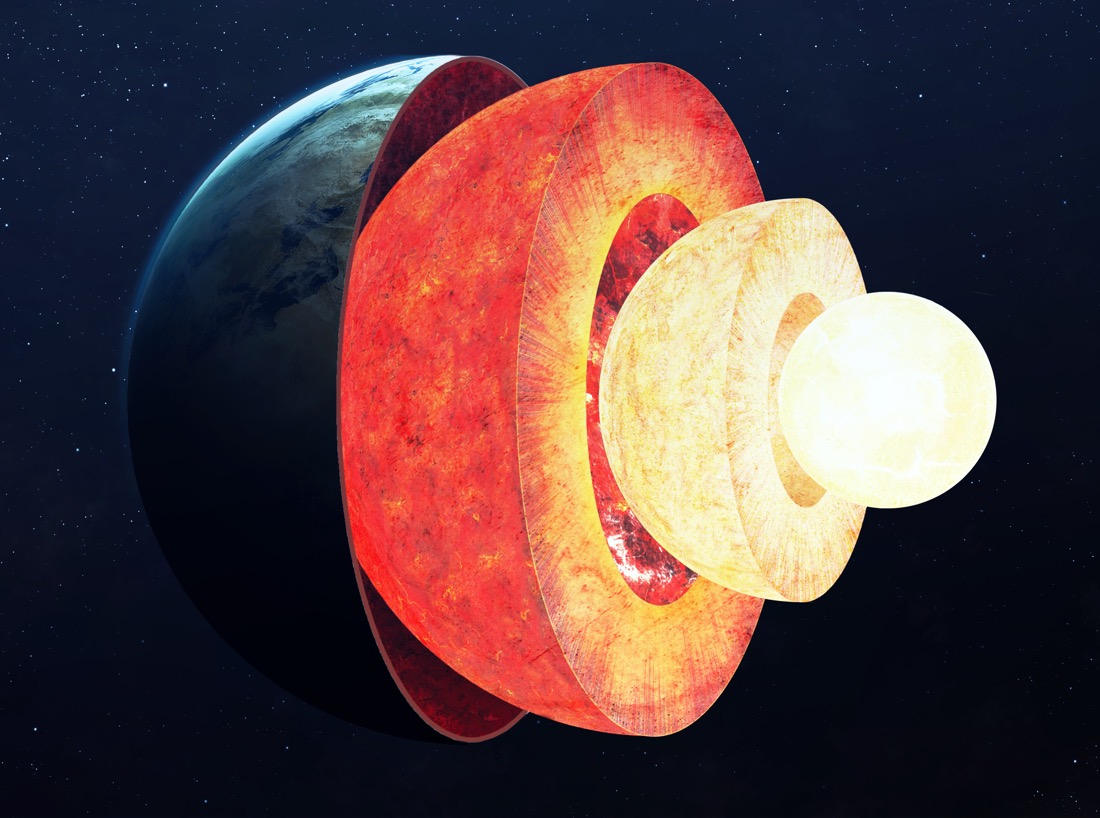 Regions just above Earth's core, in the mantle layer, could behave like huge lava lamps, says one expert. There, blobs of the molten rock would periodically rise and fall, a phenomenon that could affect the planet's magnetic field.