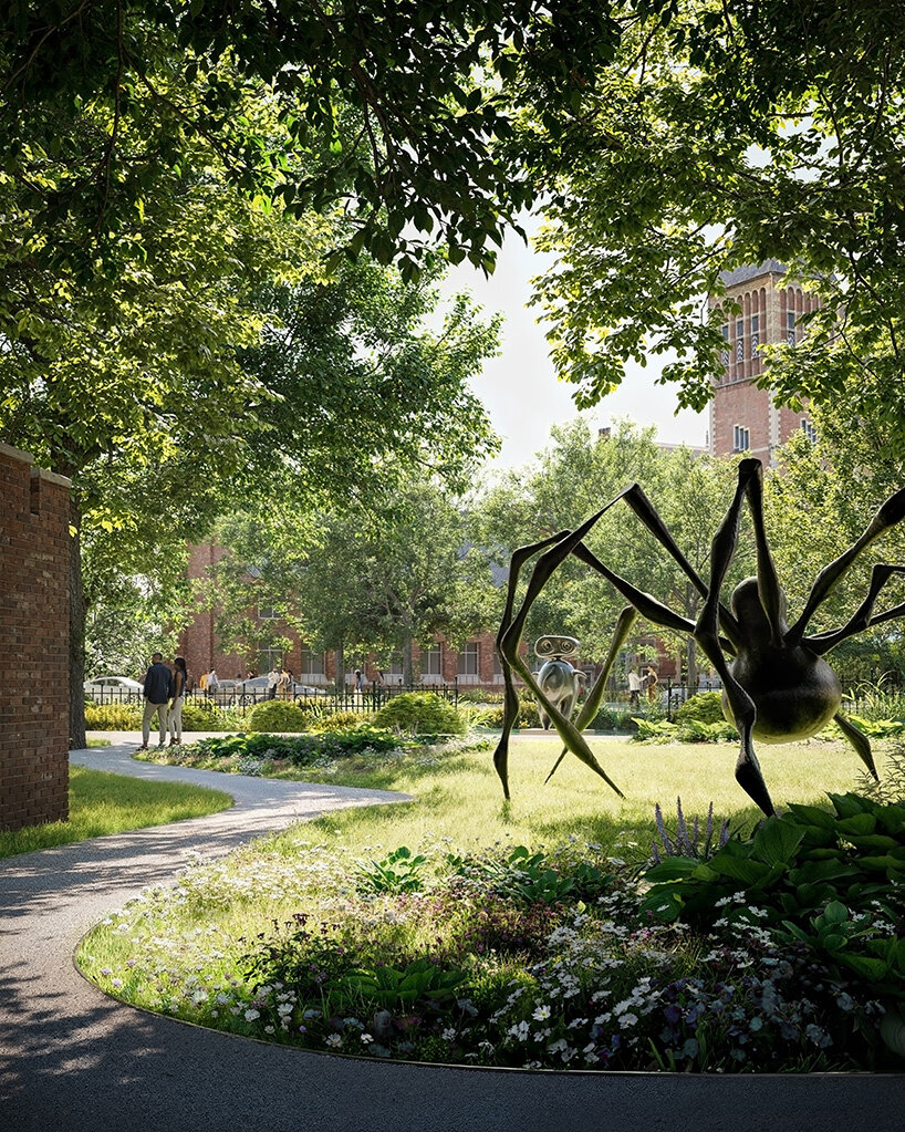 rijksmuseum to open sculpture garden in amsterdam with pavilions by foster + partners