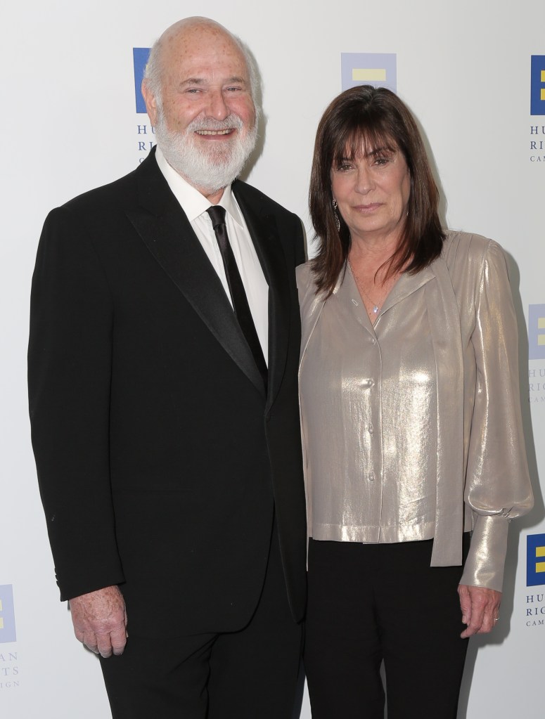 Rob Reiner and Michele Singer Reiner posing at the Human Rights Campaign 2019 Los Angeles Gala.