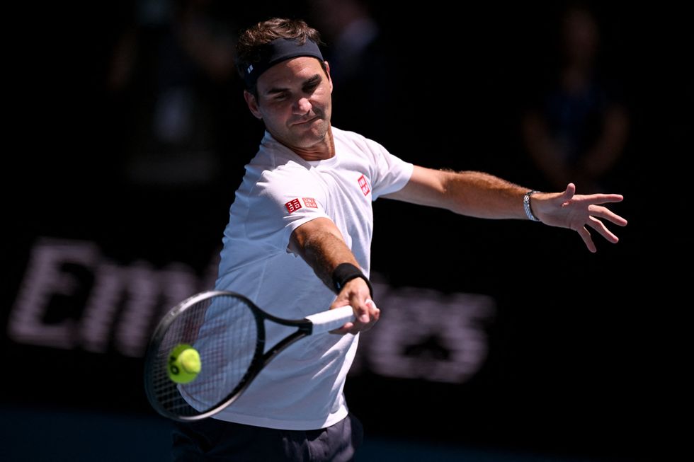 Roger Federer has made a triumphant return to Melbourne Park, stepping onto the courts at the Australian Open for the first time since 2020