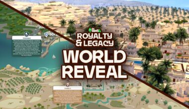 The Sims 4 Ondarion World Reveal: Royalty & Legacy Map