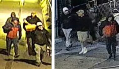 CCTV stills of men who police want to help with inquiries into the theft of artefacts from Bristol Museum's collections. Pic: Bristol City Council