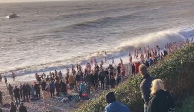 Body found thought to be swimmer Matthew Upham who went missing at Budleigh Salterton on Christmas Day | UK News