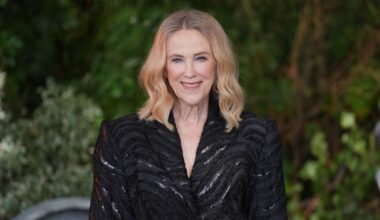 Catherine O'Hara at the London Beetlejuice premiere in 2024. Pic: Reuters