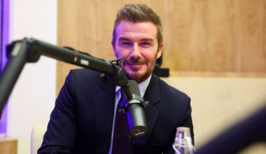 Sir David Beckham refuses to answer Sky News questions in Davos | Ents & Arts News