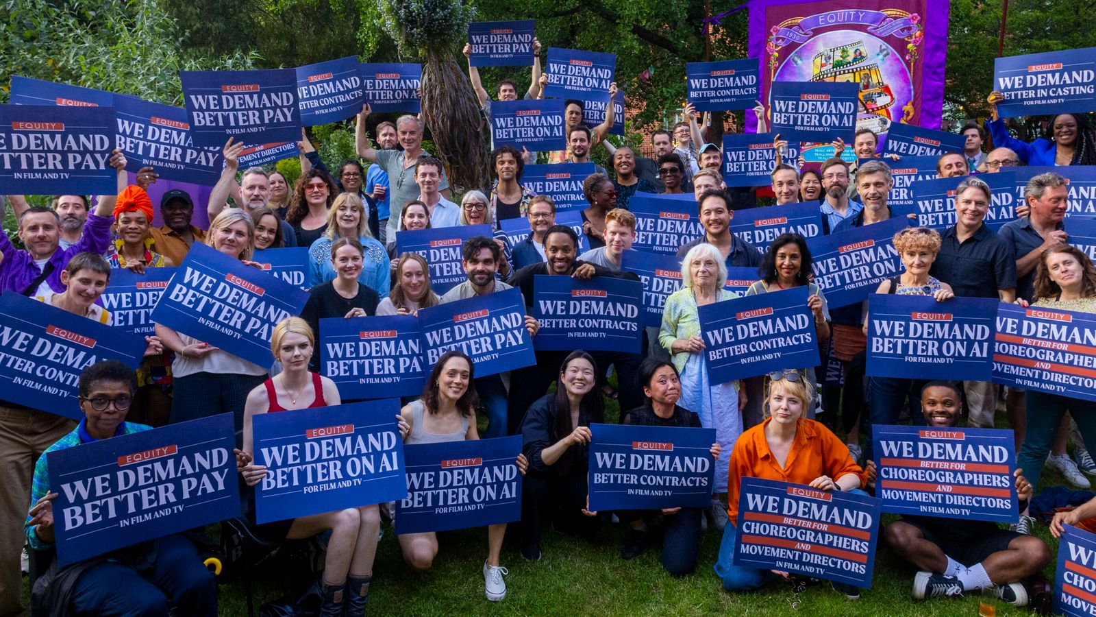 Performers are pushing for AI protections. Pic: Mark Thomas