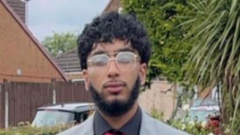 Mohammad Danyaal Asghar-Ali, 19, died in the collision in Bolton. Pic: GMP/PA