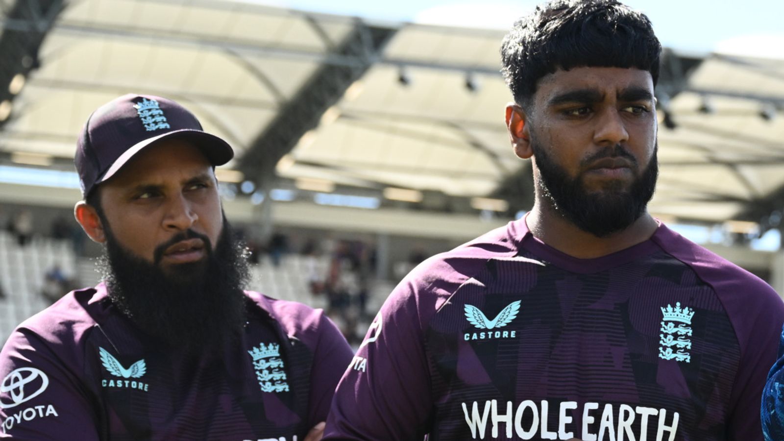 Adil Rashid and Rehan Ahmed, England cricket
