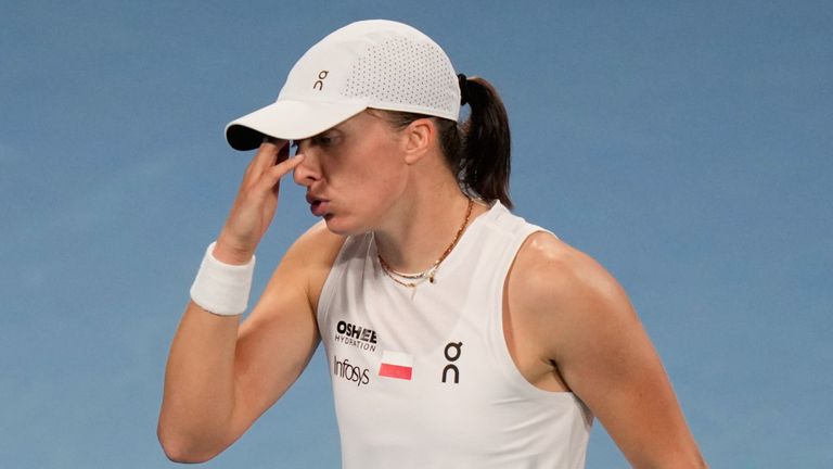 Iga Swiatek, Poland, United Cup tennis (Associated Press)