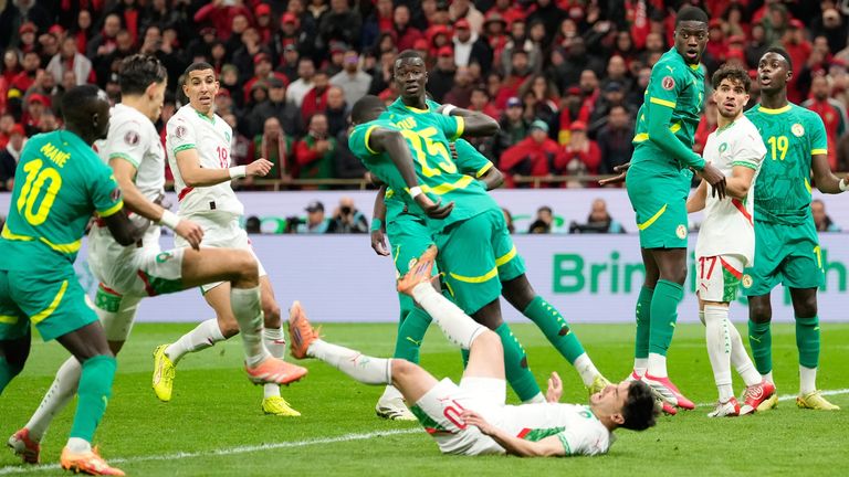 Morocco and Senegal penalty incident