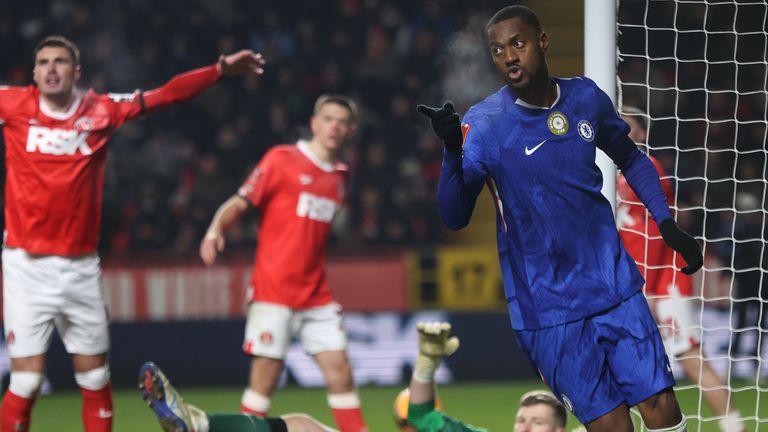 Tosin Adarabioyo headed in from a free-kick as Chelsea went 2-0 up early in the second half