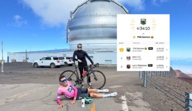 Phil Gaimon at the top of Mauna Kea