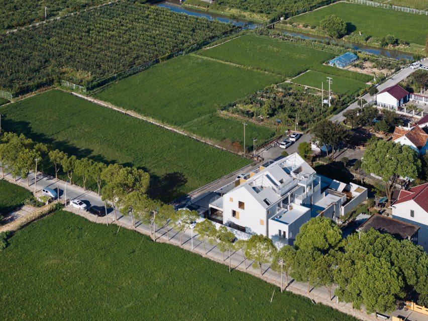 The Catcher guesthouse overlooking rice fields China