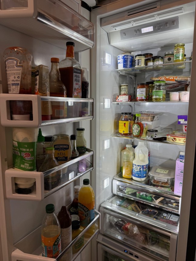 The contents of Katherine Ryan's fridge