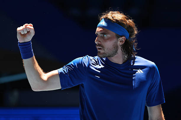 Tsitsipas, potential rival of Alcaraz in the Australian Open 2026. Photo: gettyimages