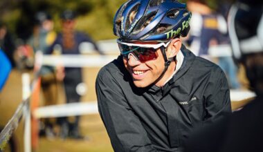 Brendan Johnston (Giant) at the Devils Cardigan, which was hosting the AusCycling Gravel National Championships again in 2024