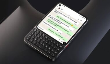 Another BlackBerry-inspired QWERTY keyboard smartphone has emerged