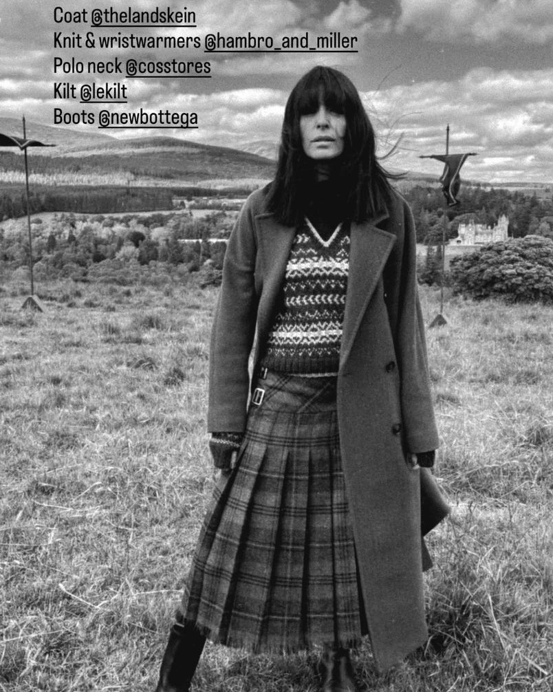 claudia winkleman traitors outfits