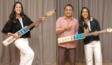 Sunil Gavaskar joins Jemimah Rodrigues for much-awaited duet, gifts her special guitar | Watch