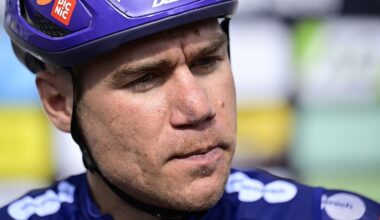 Netherlands' Fabio Jakobsen of Team Picnic PostNL poses at the start of the 'Classic Brugge-De Panne' men's elite one-day cycling race, in Bruges, on March 26, 2025. (Photo by DIRK WAEM / Belga / AFP) / Belgium OUT