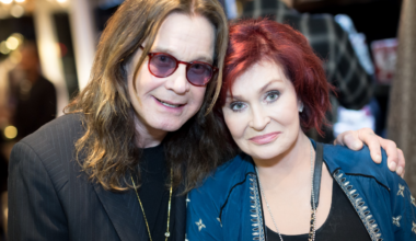 Ozzy Osbourne and Sharon Osbourne in 2017