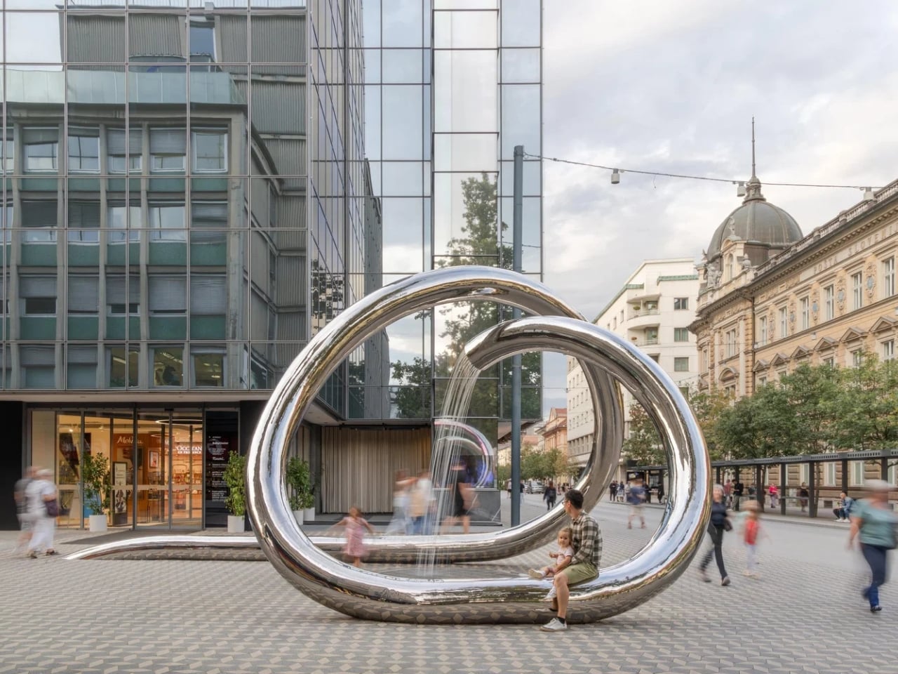 This Steel Loop Took 9 Years to Finally Flow in Ljubljana