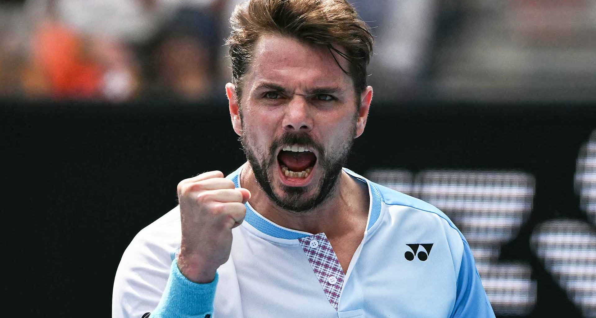 Stan Wawrinka claims his first Australian Open win since 2021.