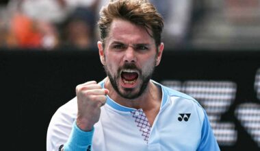 Stan Wawrinka claims his first Australian Open win since 2021.