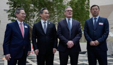 Starmer arrives in Shanghai as he looks to boost UK business opportunities