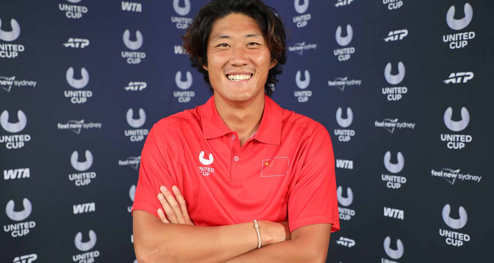 Zhang Zhizhen is the top male singles player for China at the United Cup.