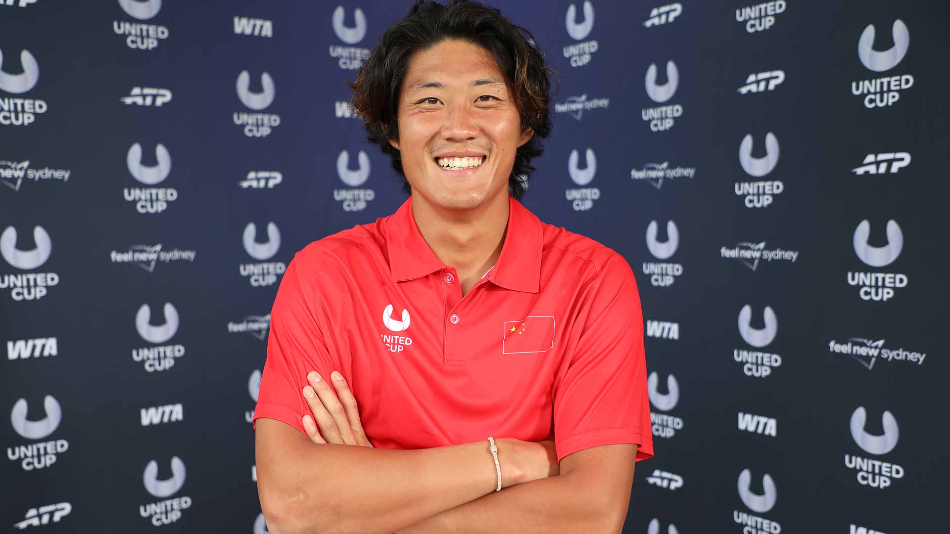 Zhang Zhizhen is the top male singles player for China at the United Cup.