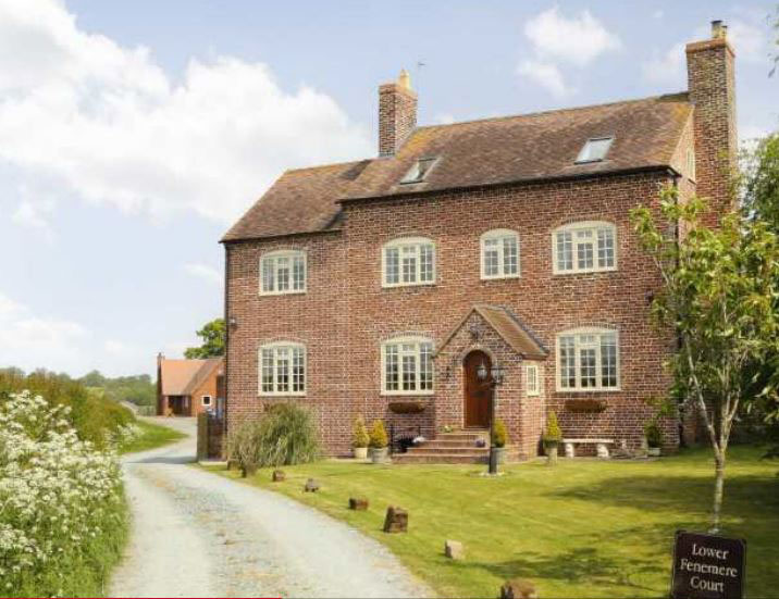 Peter and Kelly Leonard's Lower Fenemere Court home near Shrewsbury.