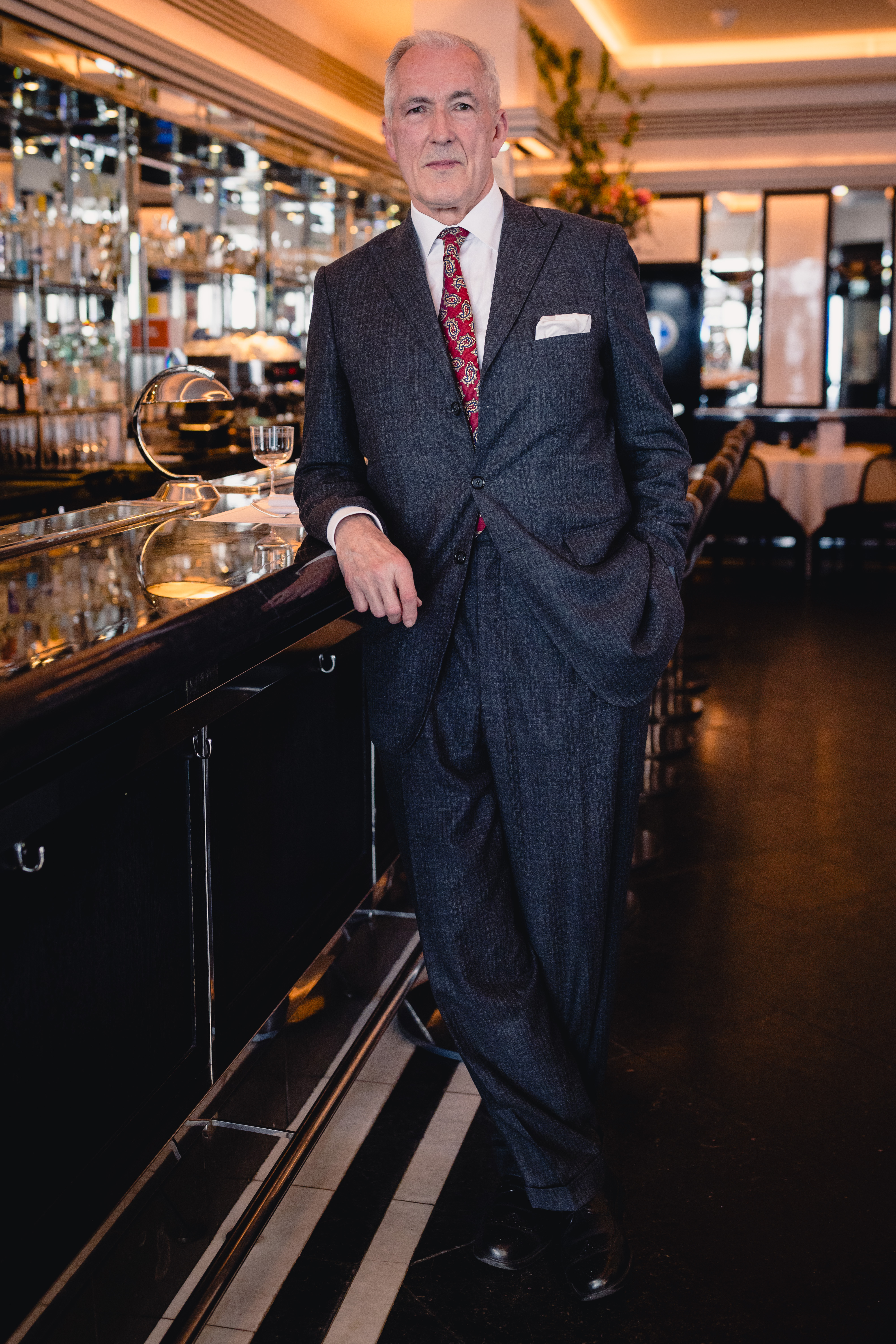 Restaurateur Jeremy King at his restaurant Arlington in London.
