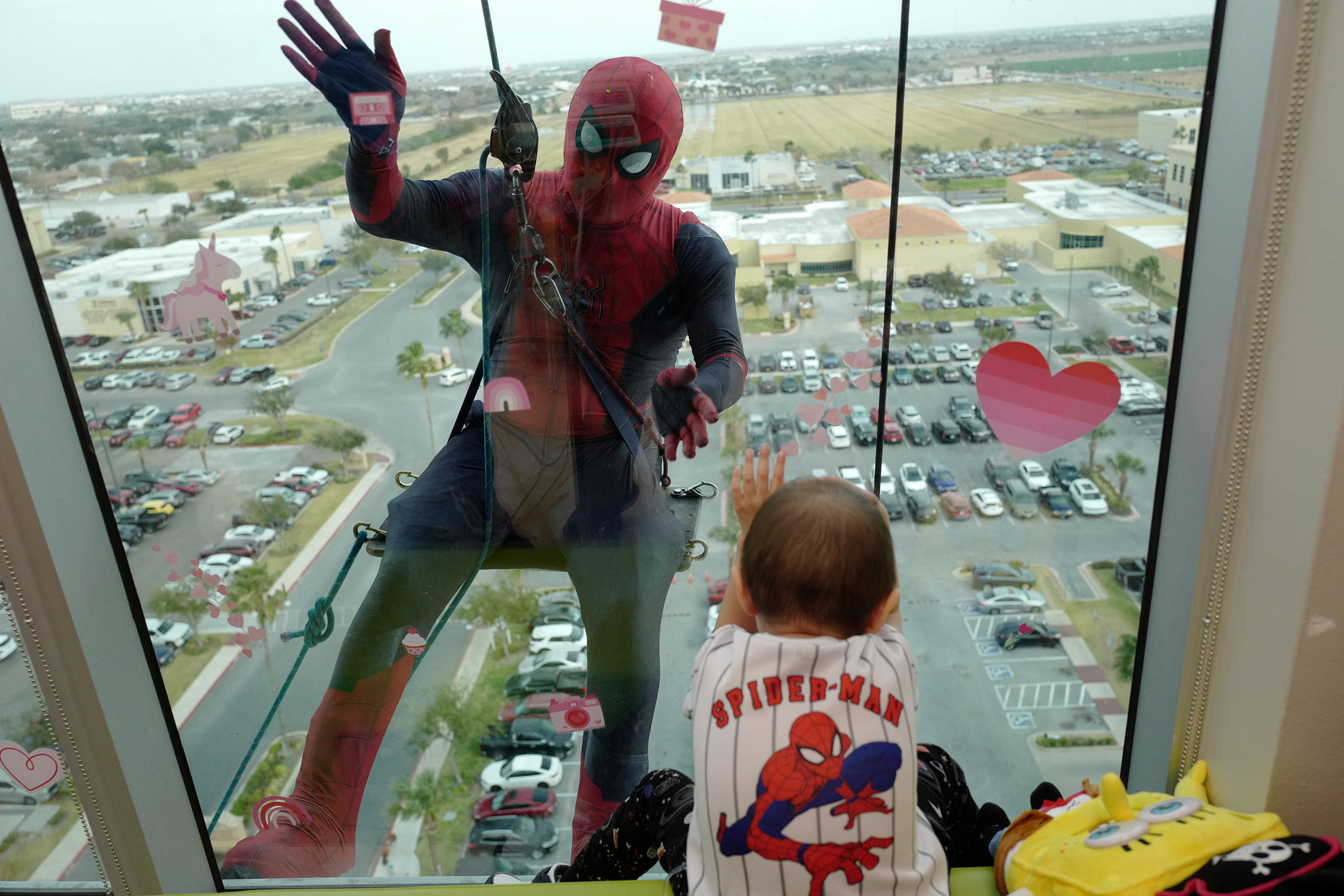 Texas Window Washers Spider-Man
