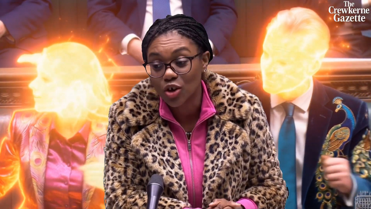 Video montage of AI politicians