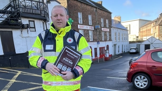 Aidan Lonergan Irish Red Cross