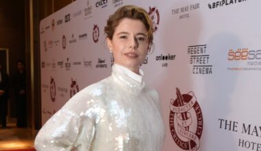 Jessie Buckley dazzles in white at Critics' Circle Film Awards