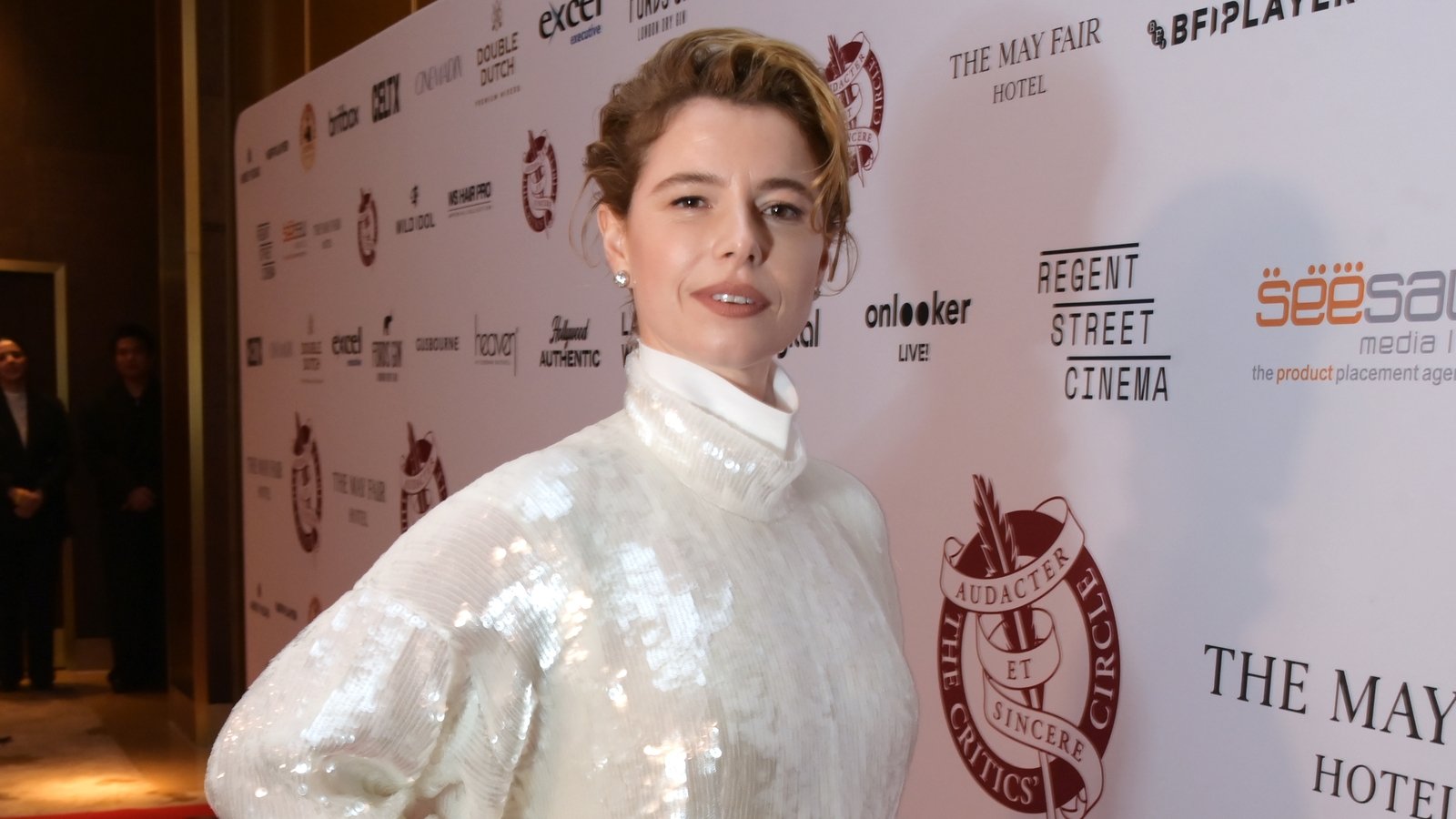 Jessie Buckley dazzles in white at Critics' Circle Film Awards